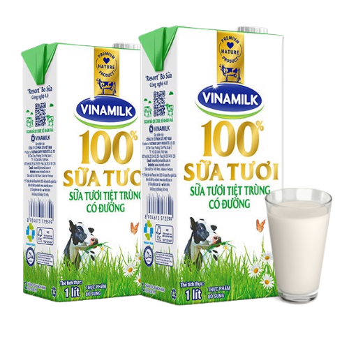 Sữa tươi tiệt trùng có đường Vinamilk Việt Nam (1L) (I0004211)