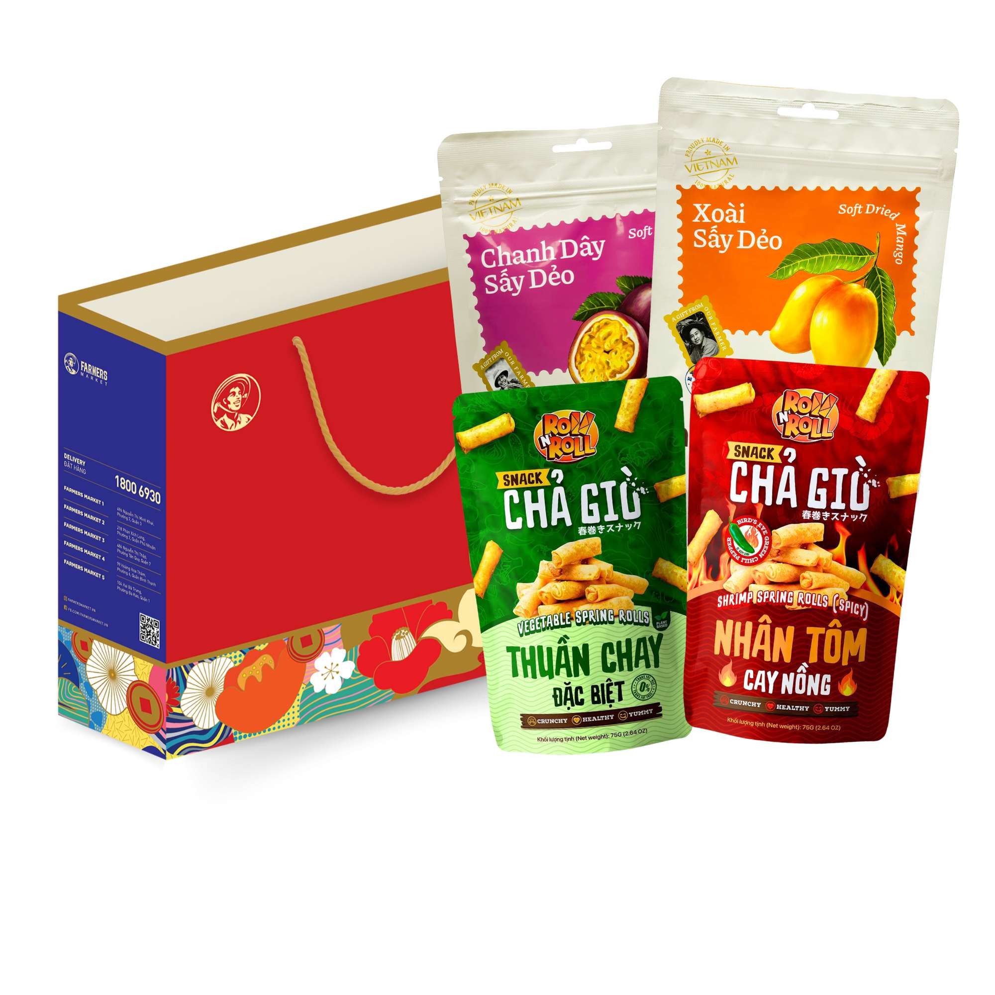 Túi Quà Đặc Sản (Trái cây sấy_ Chả giò)