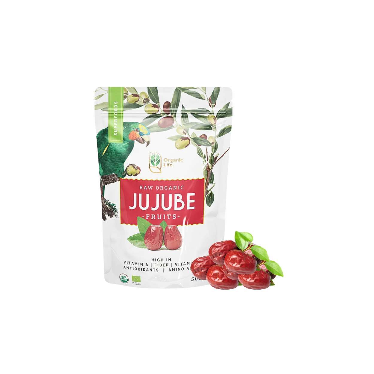 Táo Đỏ hữu cơ Organic Life gói 500g (I0020343)