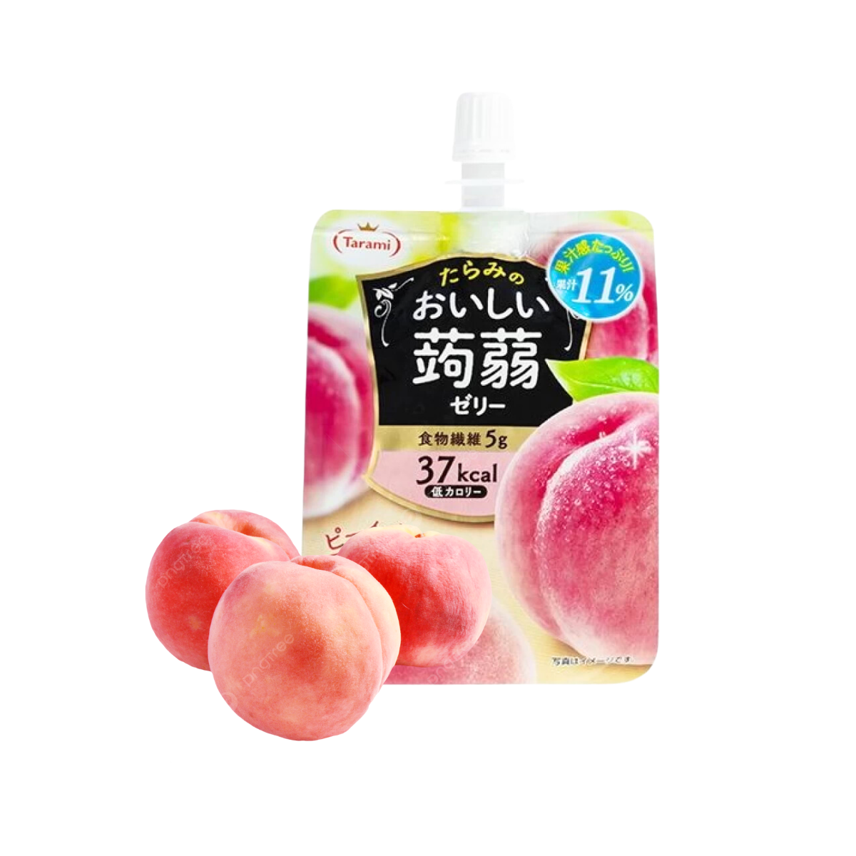 Thạch túi Tarami vị đào trắng 150 g