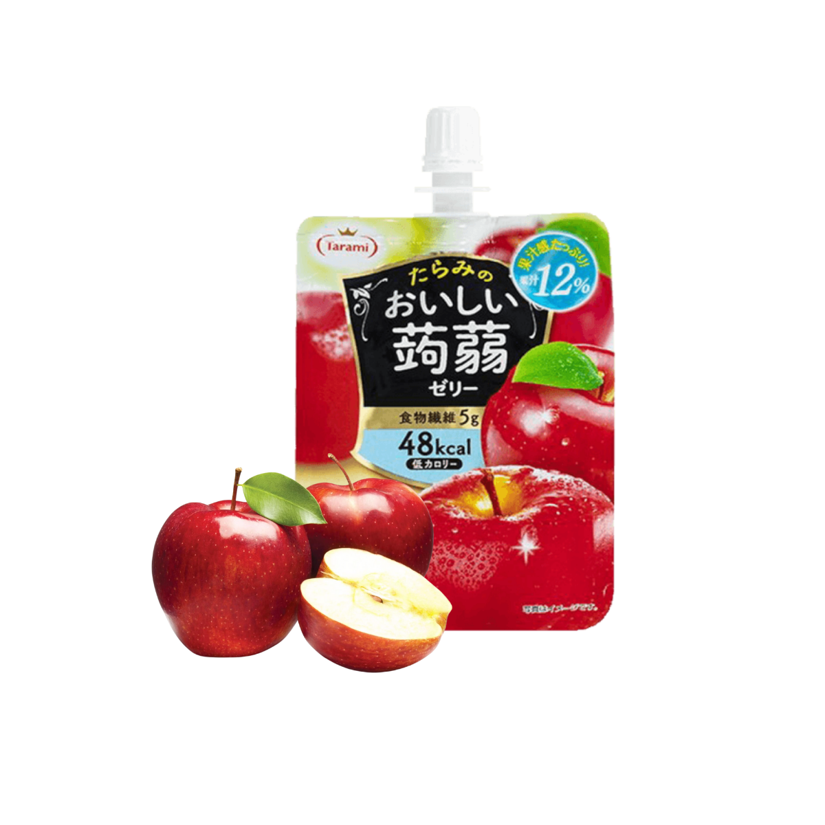 Thạch túi Tarami vị táo 150 g