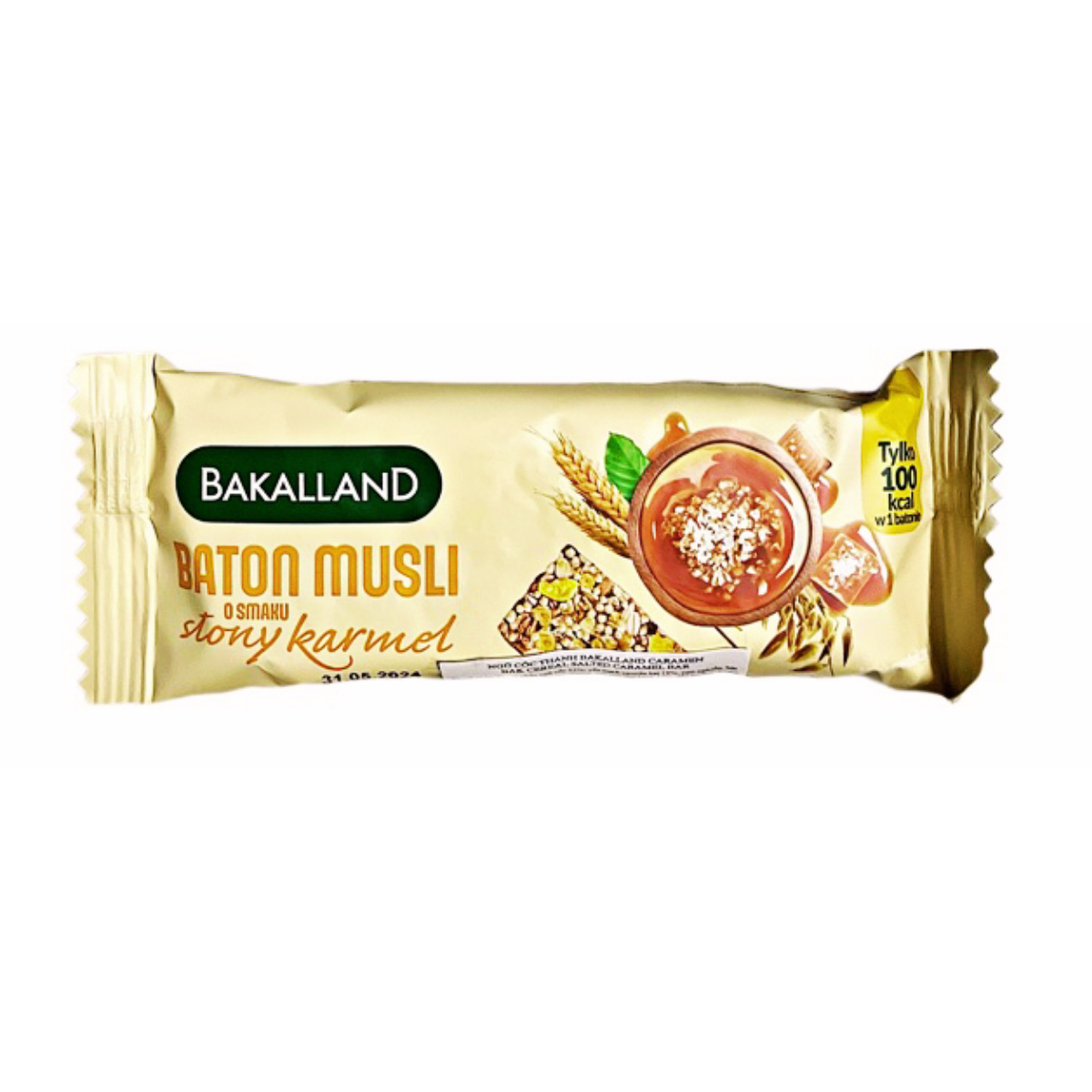 Thanh ngũ cốc Bakalland vị caramel 30 g (I0015782)