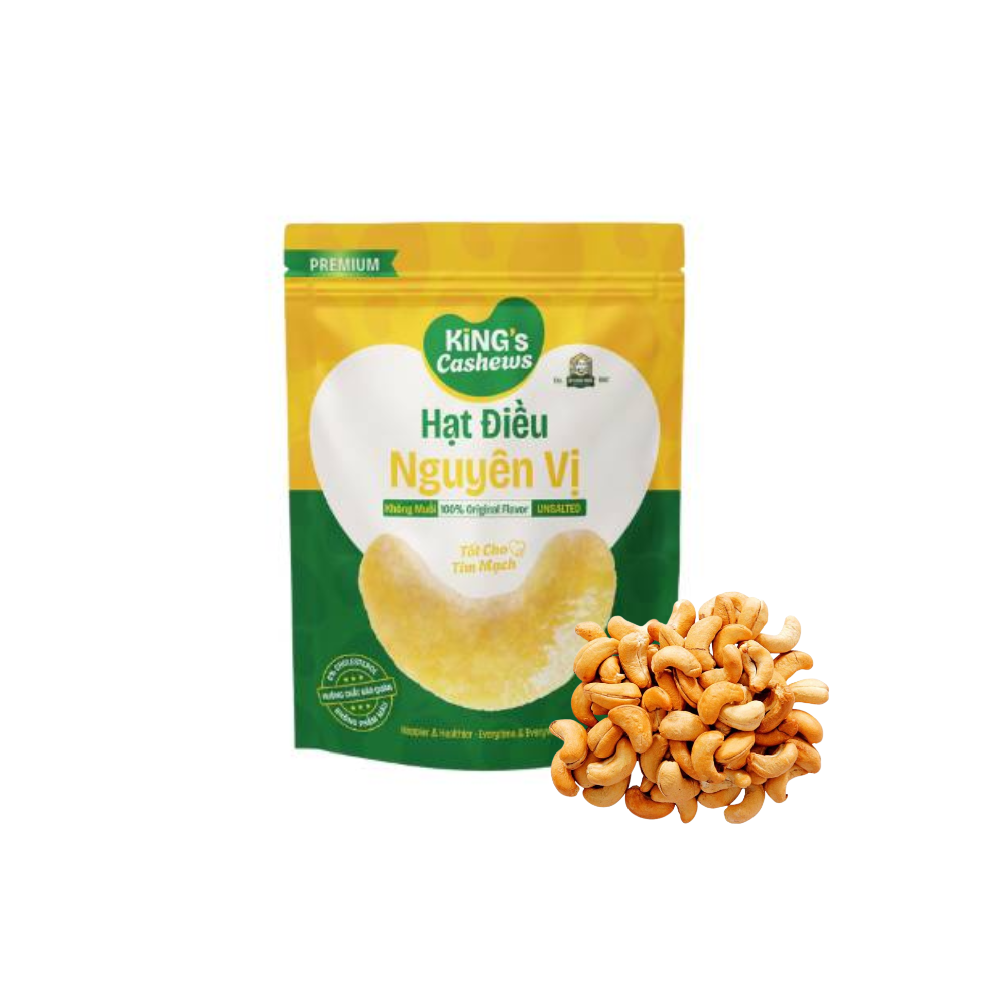 Hạt Điều Bà Tư Bình Phước Nguyên Vị túi 65 g