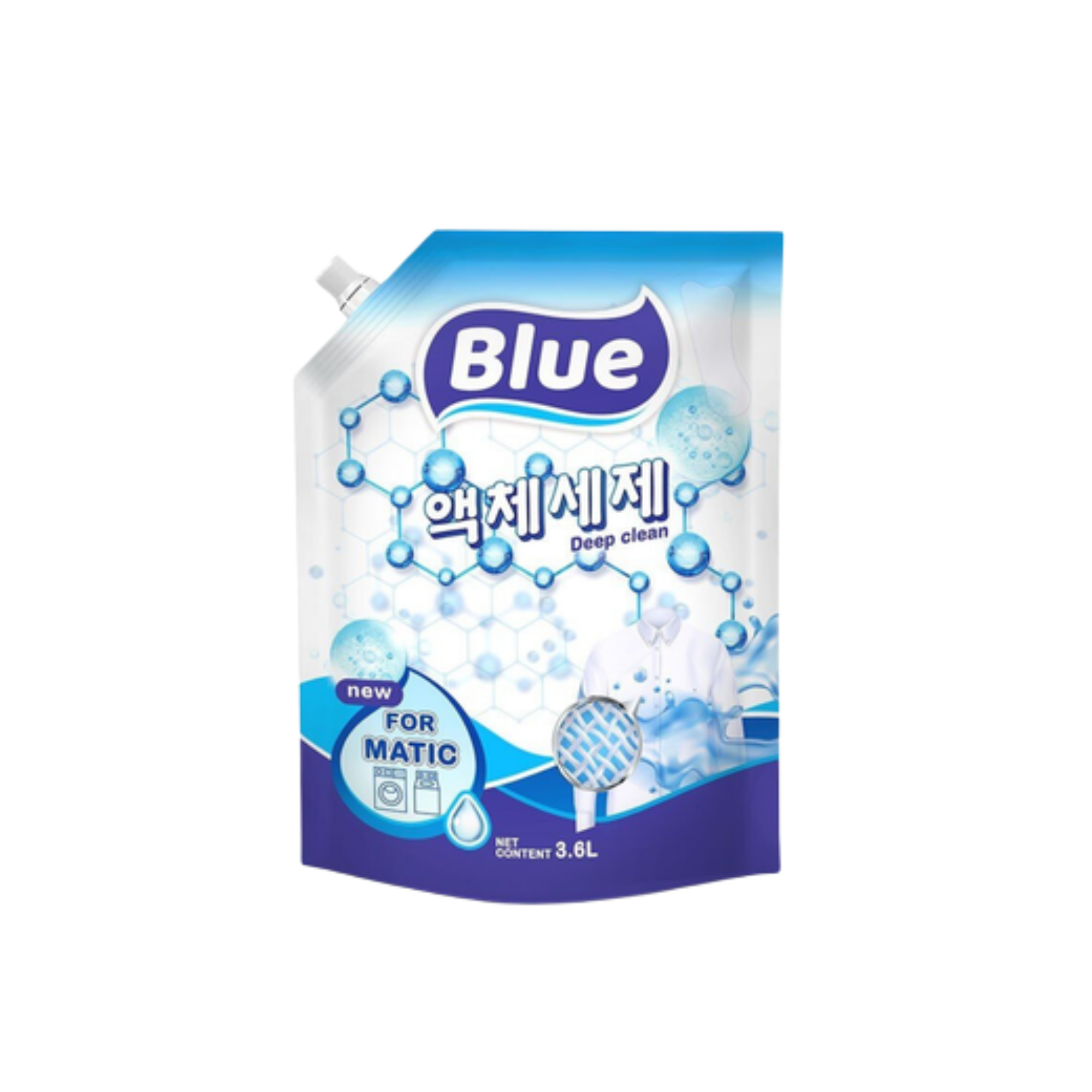 Nước giặt Blue Deep Clean hương Thanh xuân 3.6L