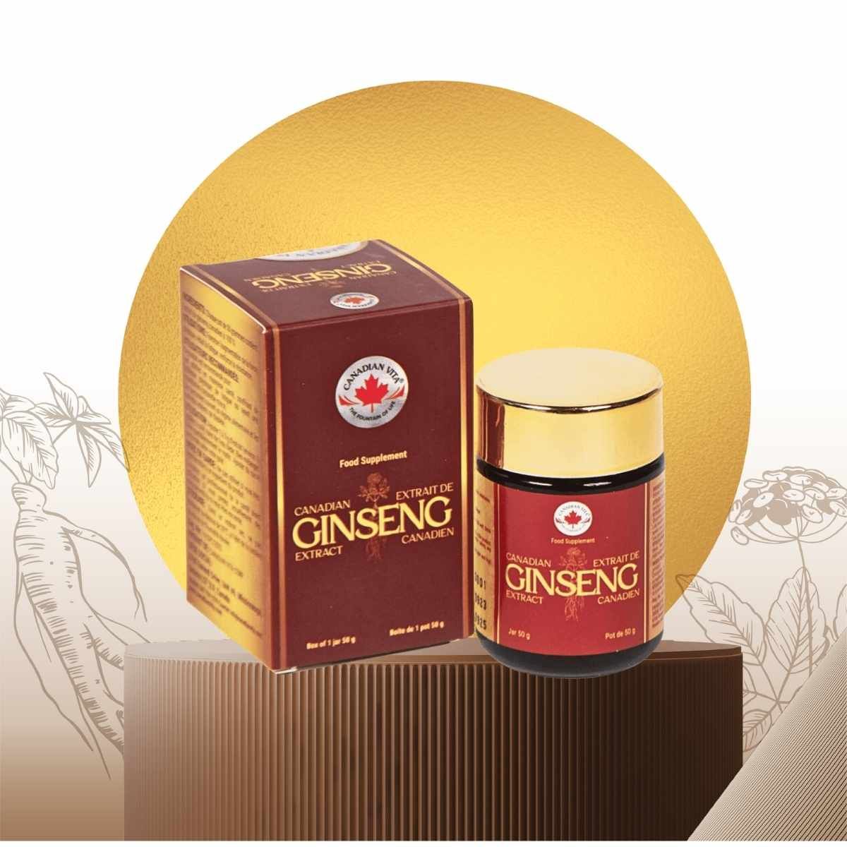 Thực phẩm bổ sung Canadian Vita chiết xuất nhân sâm 50 g
