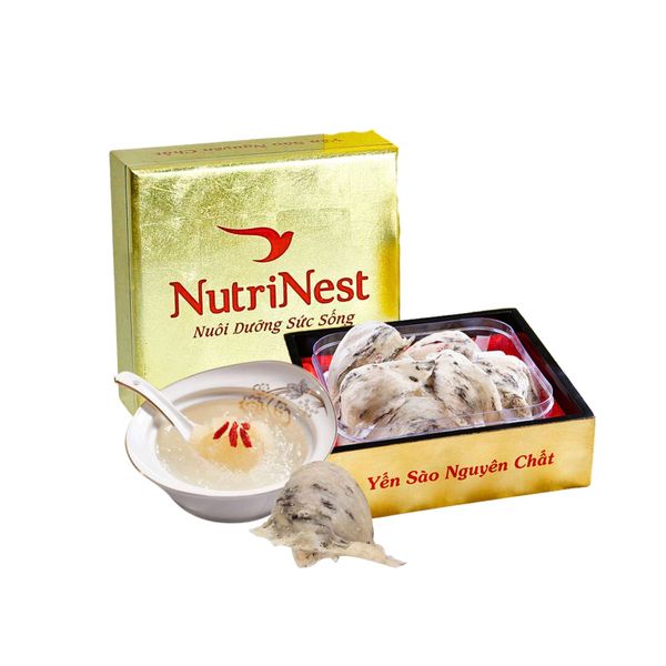 Tổ yến sào góc thô còn lông  Nutrinest 50g (W00284)