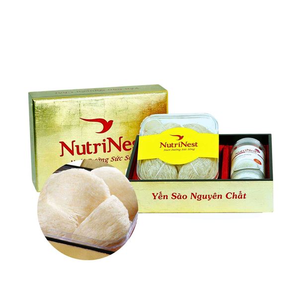 Tổ yến sào tinh chế rút lông nguyên tổ Nutrinest 100g (W00281)