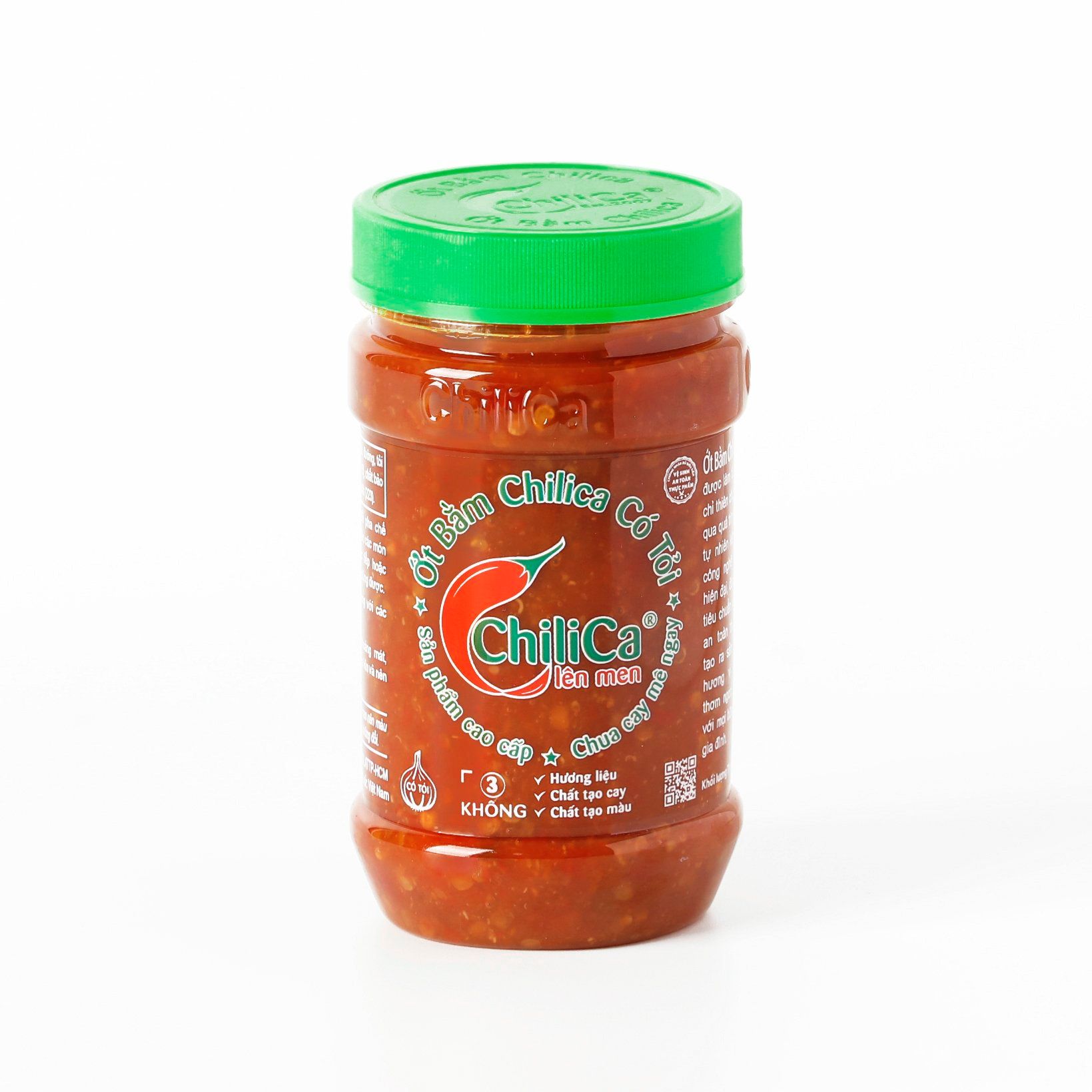 Ớt Bằm Chilica Có Tỏi hũ 212 g