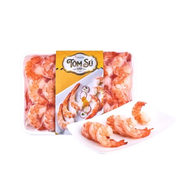 Tôm sú hấp đông lạnh Minh Phú 300 g (I0005422)