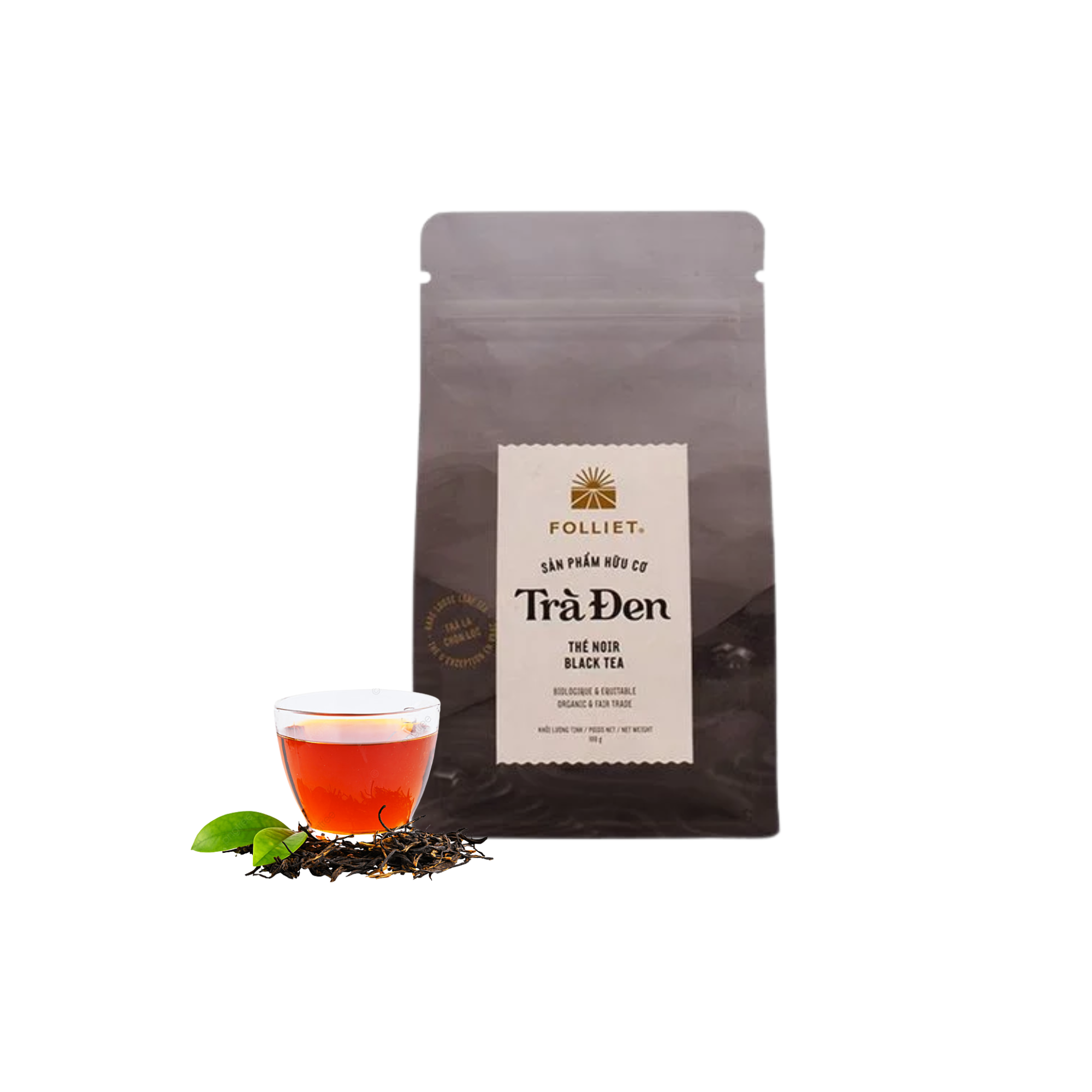 Trà đen hữu cơ Folliet 100 g