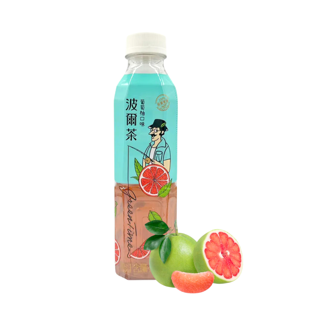 Trà Green Time hương Bưởi chai 580 ml