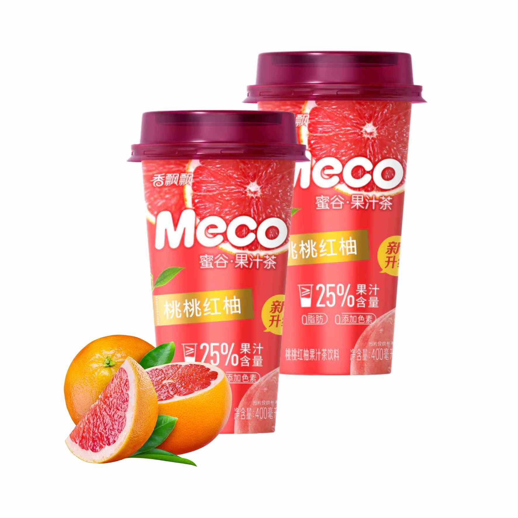 Trà hoa quả vị đào bưởi Meco