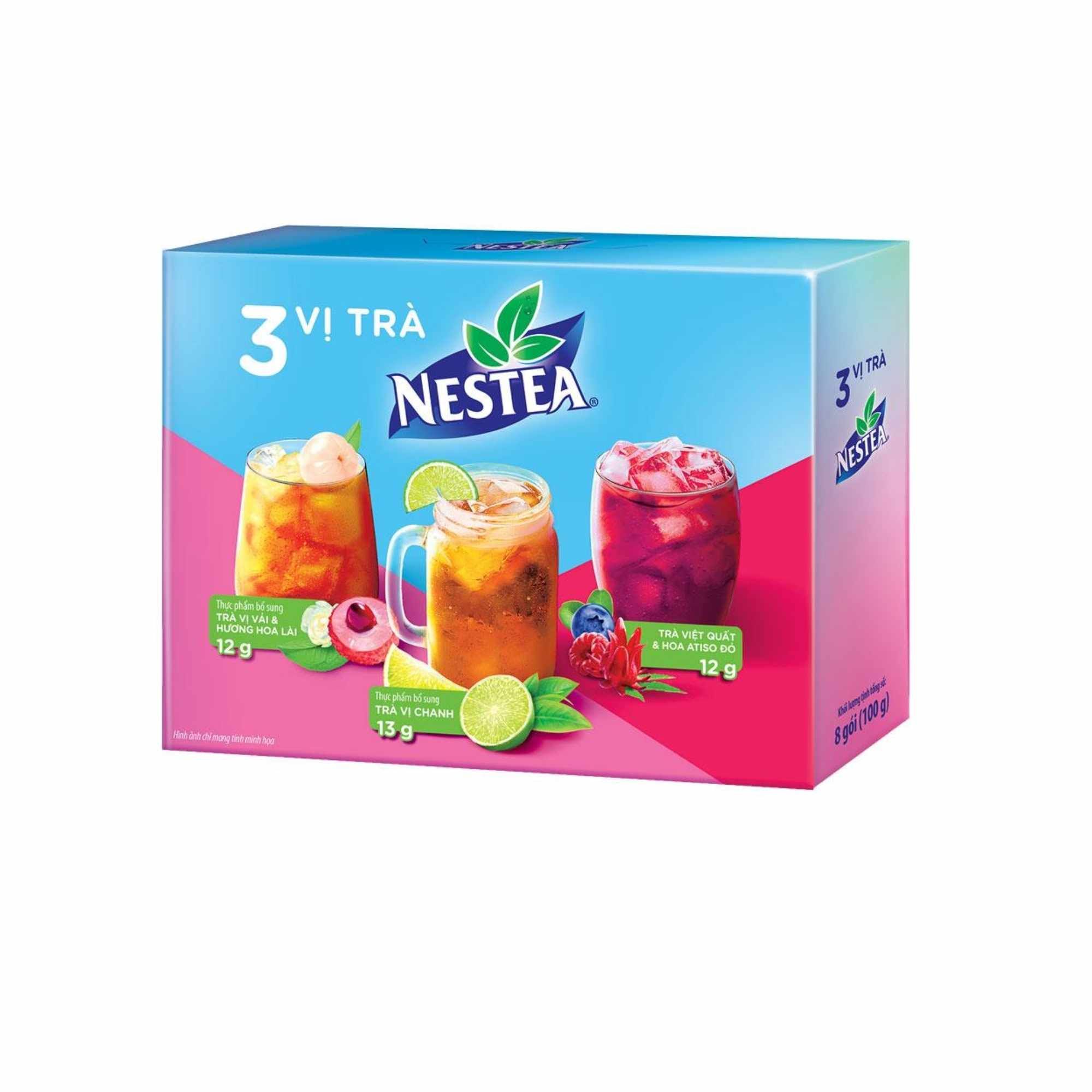 Trà Nestea 3 vị hộp 96 g