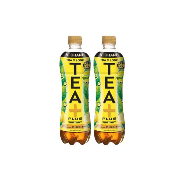 Trà Ô Long Tea Plus vị chanh 455 ml (I0009270)