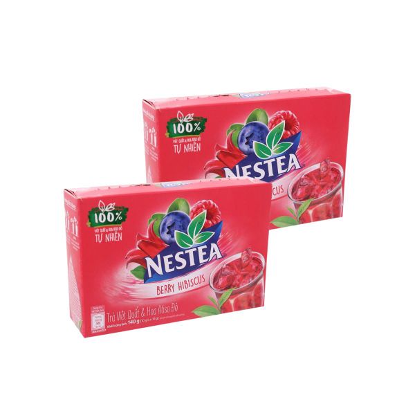 Trà việt quất và hoa atiso đỏ Nestea 140g (10 gói/hộp) (I0010166)