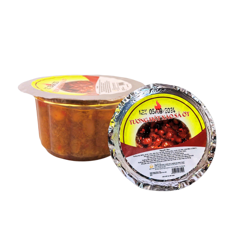 Tương hột xào sả ớt Bếp Hồng hộp 110 g