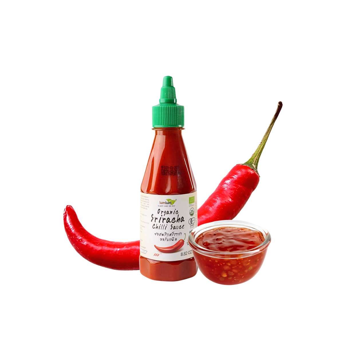 Tương ớt Sriracha hữu cơ Lumlum chai 250g (I0020348)