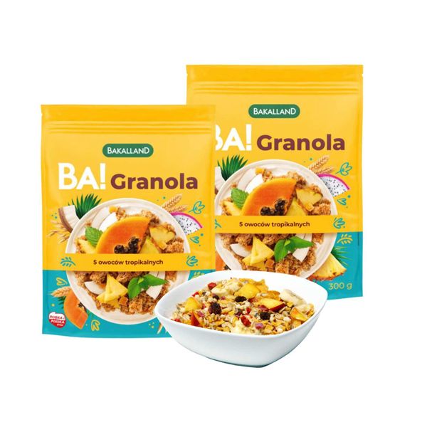 Ngũ Cốc BA! Granola Trái Cây Nhiệt Đới 300 g (I0012646)