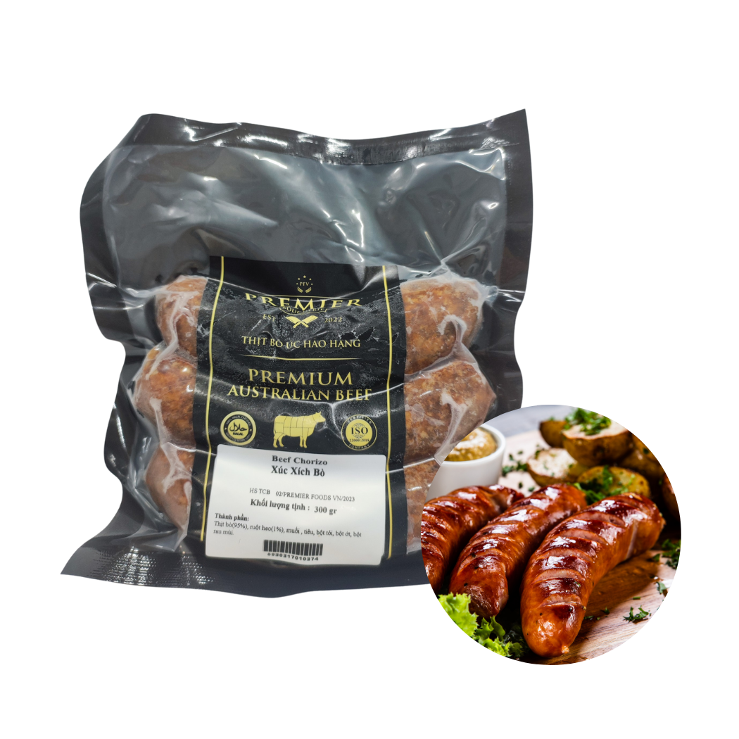 Xúc xích bò Premier Boucherie 300 g
