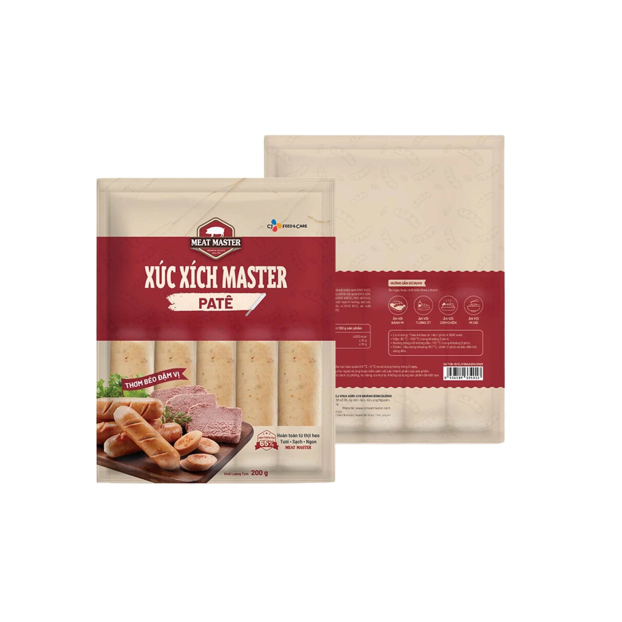 Xúc xích pate Meat Master 200 g