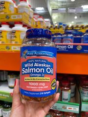 Omega3 alaska dầu cá hồi từ vùng biển Alaska hộp 210 viên