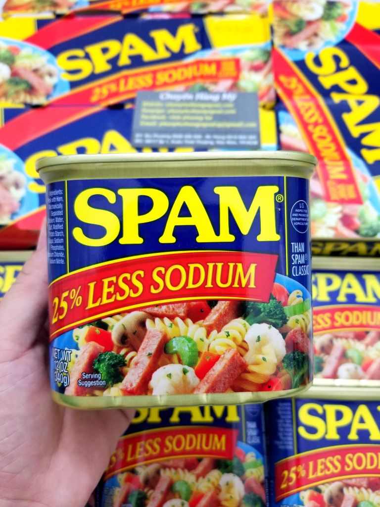 Thịt hộp Spam nội địa Mỹ 340gr