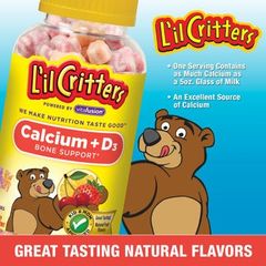 Kẹo dẻo gấu bổ sung Calcium và vitamin D3 cho bé của Mỹ hộp 200 viên