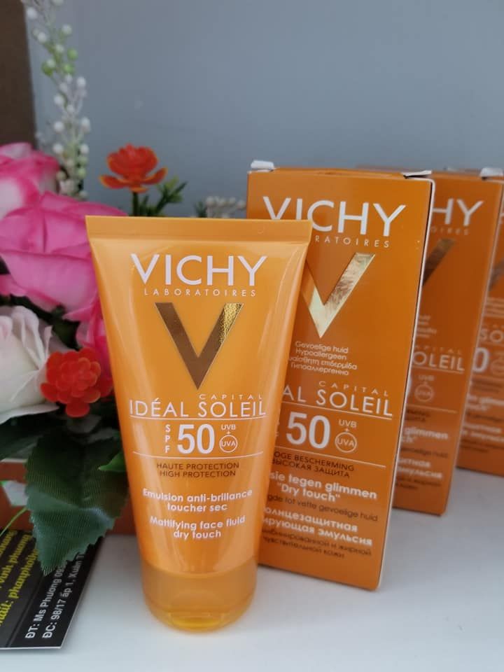 Kem chống nắng Vicky Laboratoires spf 50+ UVA và UVB của Pháp 50ml