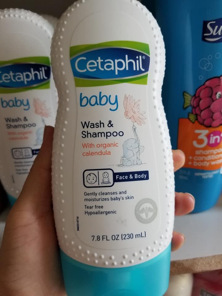 Sữa tắm gội toàn thân cho bé Cetaphil baby của Mỹ 230ml