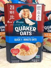 Bột yến mạch Quaker Oats nguyên chất của Mỹ thùng 4,52kg mẫu mới