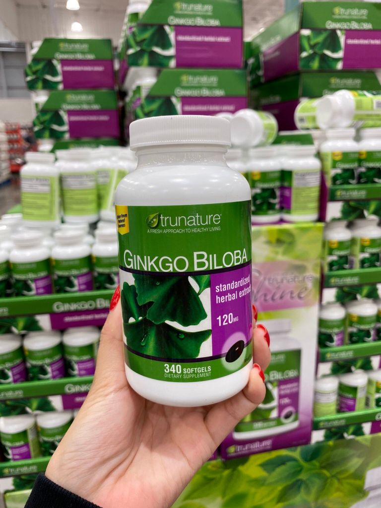 Thuốc bổ não Trunature Ginkgo Biloba 120mg hộp 300 viên của Mỹ