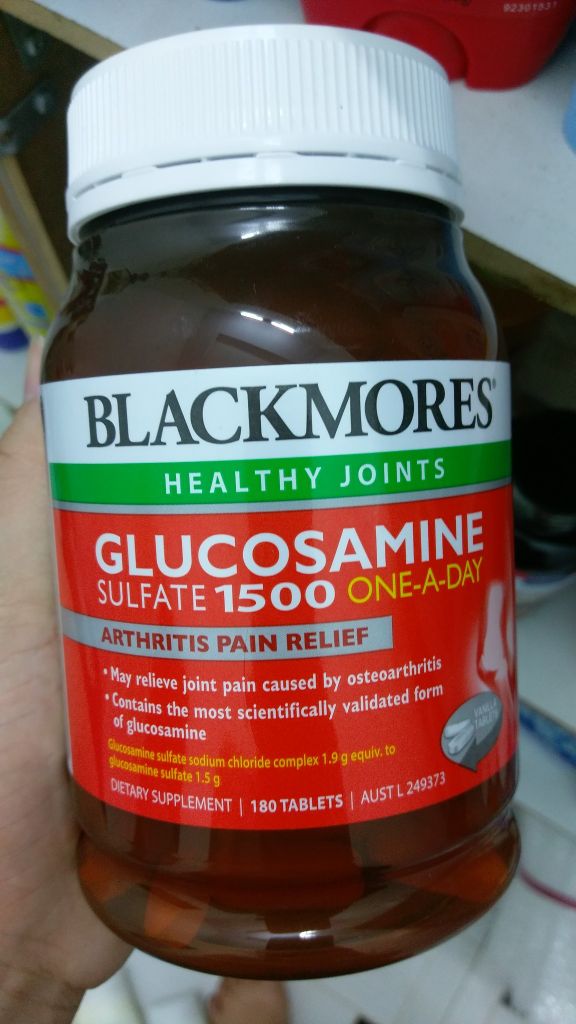 Thuốc bổ xương khớp glucosamine sulfate 1500 của Blackmore Úc hộp 180 viên