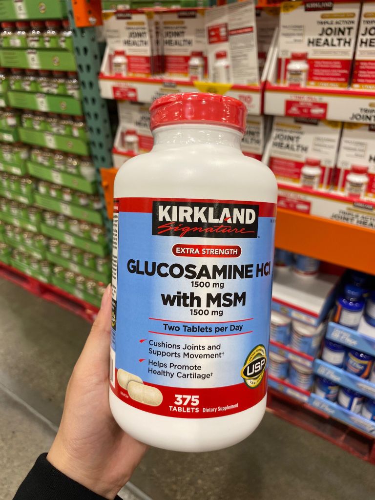 Thuốc bổ xương khớp Glucosamine 375 viên của Kirkland Mỹ
