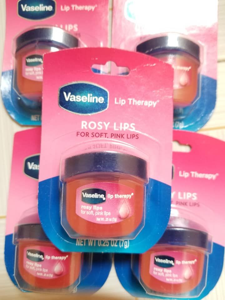 Dưỡng môi vaseline rosy lips của Mỹ hũ 7gr