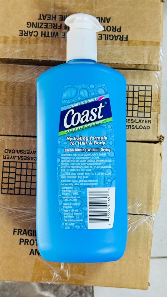 Tắm gội 2in1 Coast cho Nam 946ml