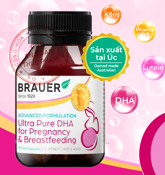 Brauer Ultra Pure DHA For Pregnancy & Breastfeeding