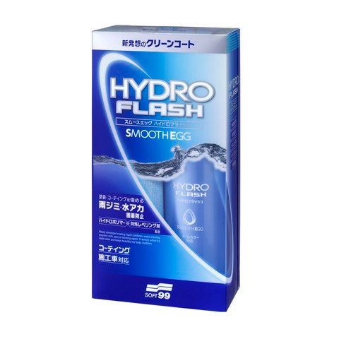 Phủ Bóng, Phủ Nano Đa Năng Smooth Egg Hydro Flash W-521 SOFT99 - MADE IN JAPAN (thanh lý hàng trưng bày)