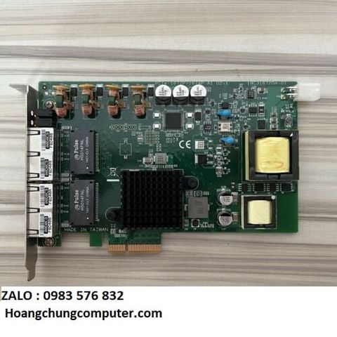 Card lan 4 Port PCIe -1672P / 1674P A1 02 -1 19C3167204-01 Part : IAB1553290  Made in TAIWAN