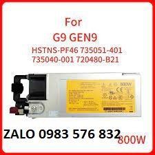 HP 735040-001 800W Bộ nguồn HPE Dùng cho máy chủ HP G9 GEN9 800W DC 42V 735051-401 720480-B21