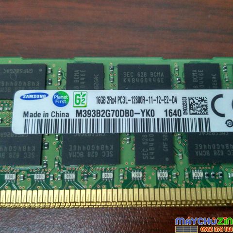 RAM Samsung 16GB DDR3 1600MHz ECC Registered