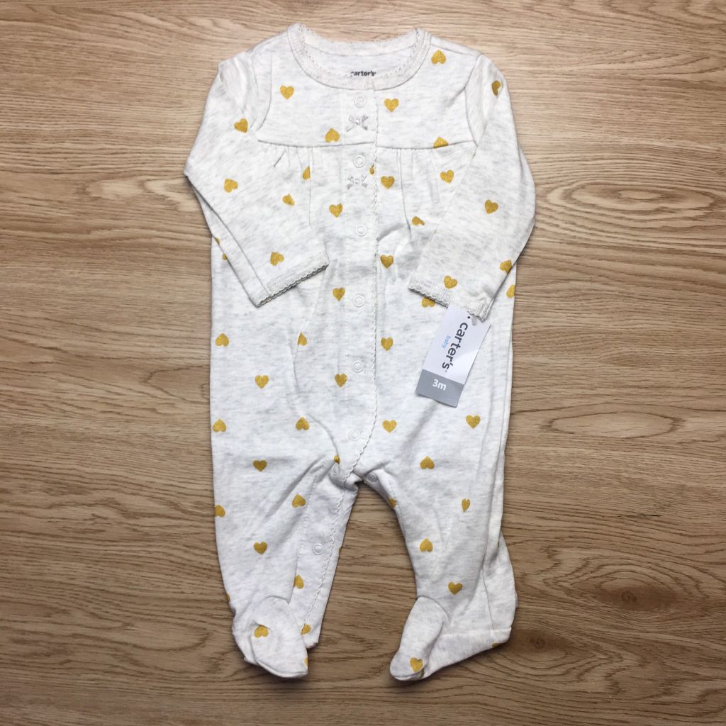 Sleepsuit cotton cài nút