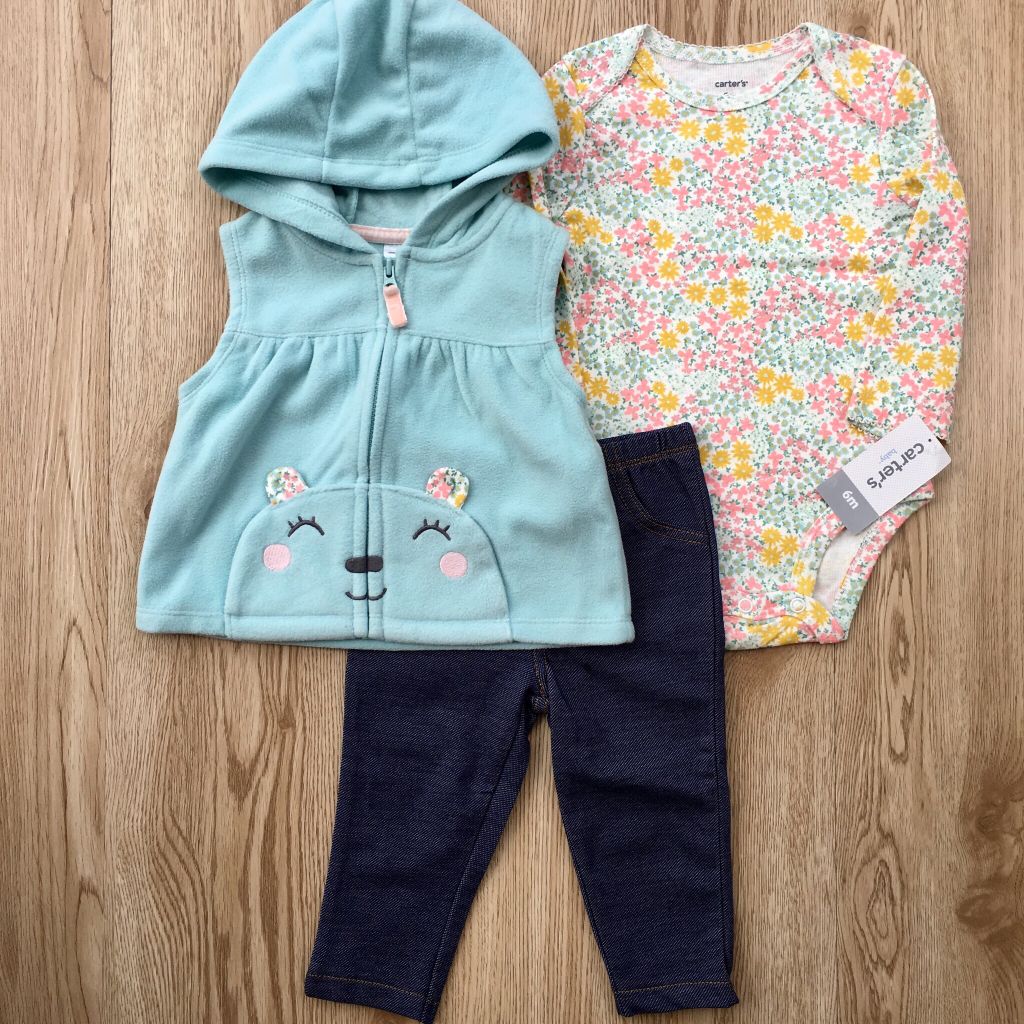 Set 3 món áo khoác kèm quần