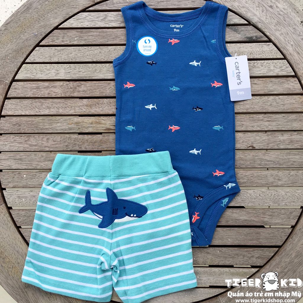 Set 2 món bodysuit kèm quần short