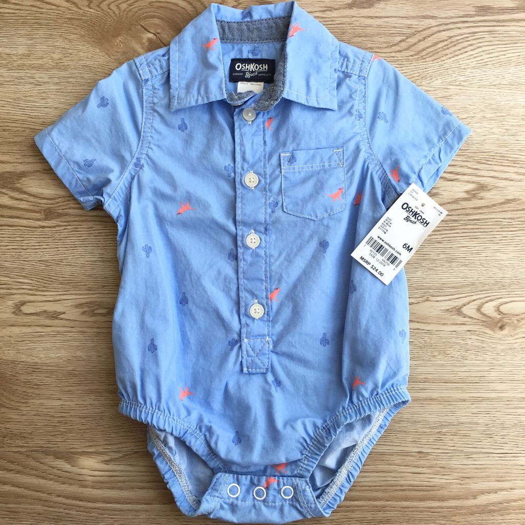 Bodysuit sơ mi tay ngắn