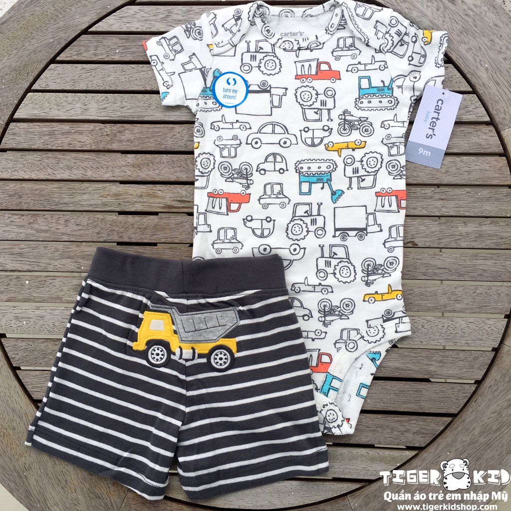 Set 2 món bodysuit kèm quần short