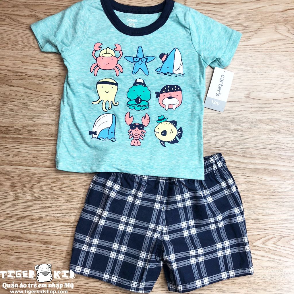 Set 2 món áo kèm quần short