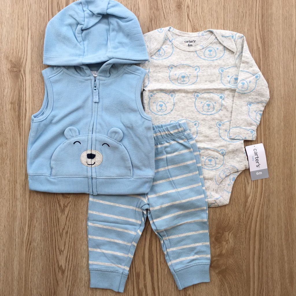 Set 3 món áo khoác kèm quần