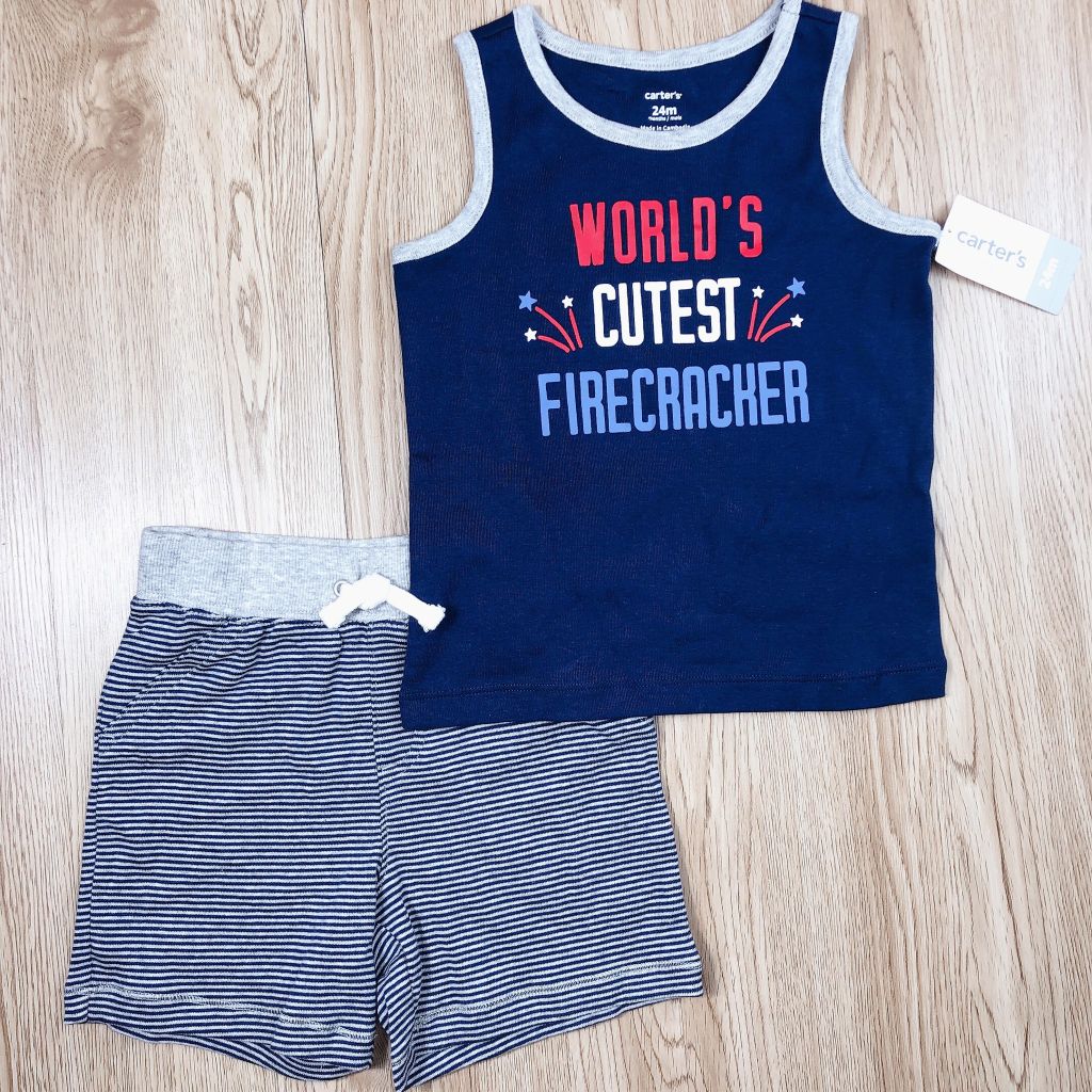 Set 2 món áo kèm quần short