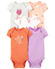 Set 5 bodysuit tay ngắn hoạ tiết so very cute 1P567010 Carter's