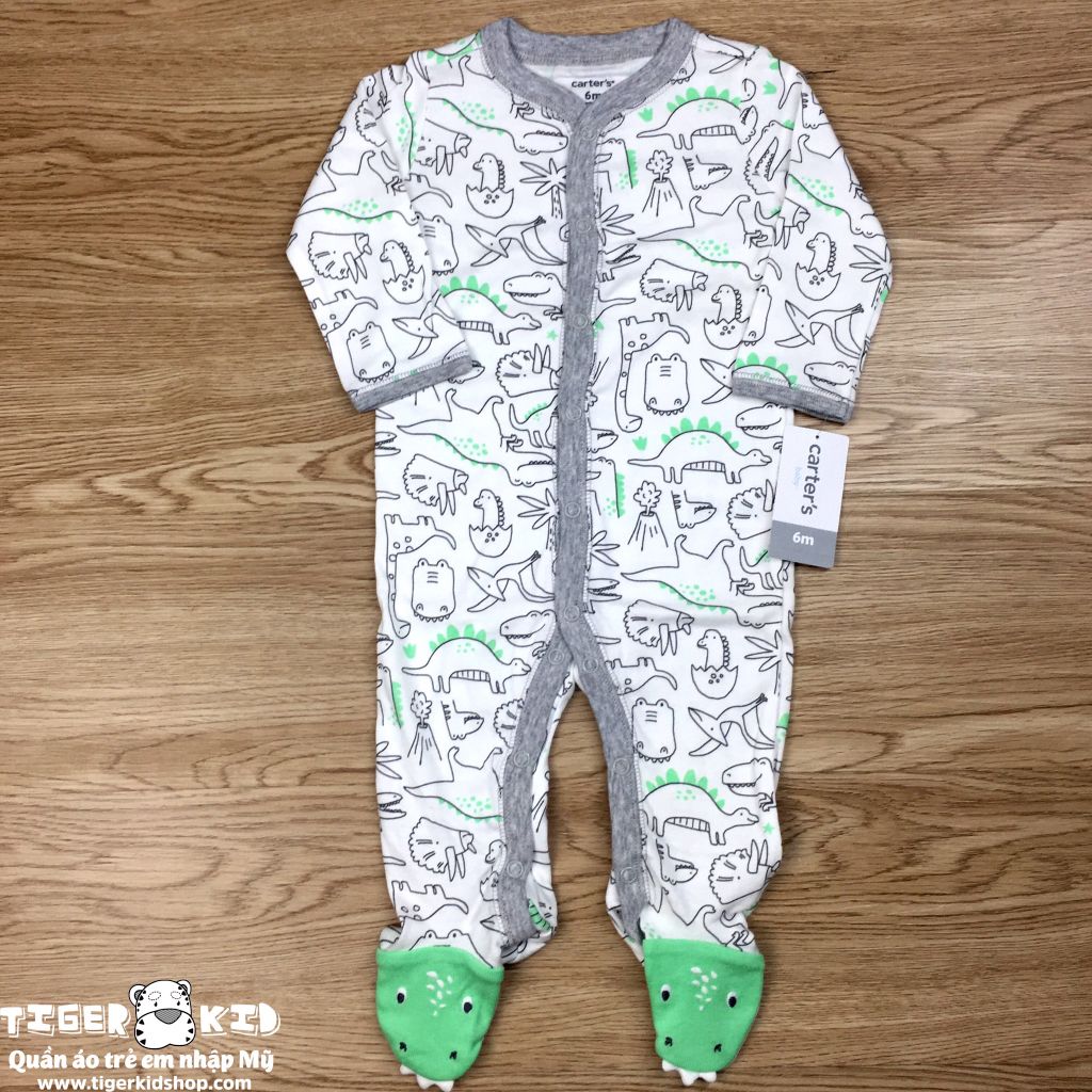 Sleepsuit cotton cài nút
